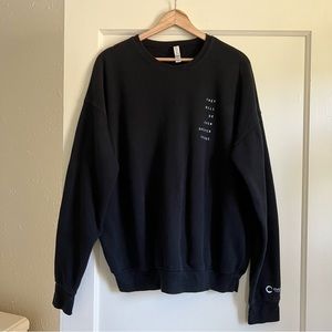 Greater Things Overcomer Church Crewneck Jesus Religious Large
